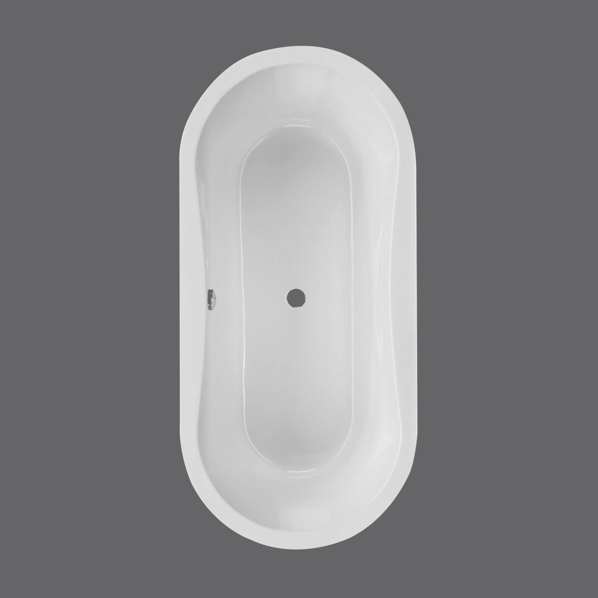 Badewanne 170x75, 180x80 und 190x90 cm GOMERA - extra tief mit 48 cm